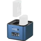 Hähnel ProCube3 Panasonic Kamera-Akku-Ladegerät, für Panasonic DMW-BLC12, BLF19, BLJ31 & BLK22, 2 Steckplätzen