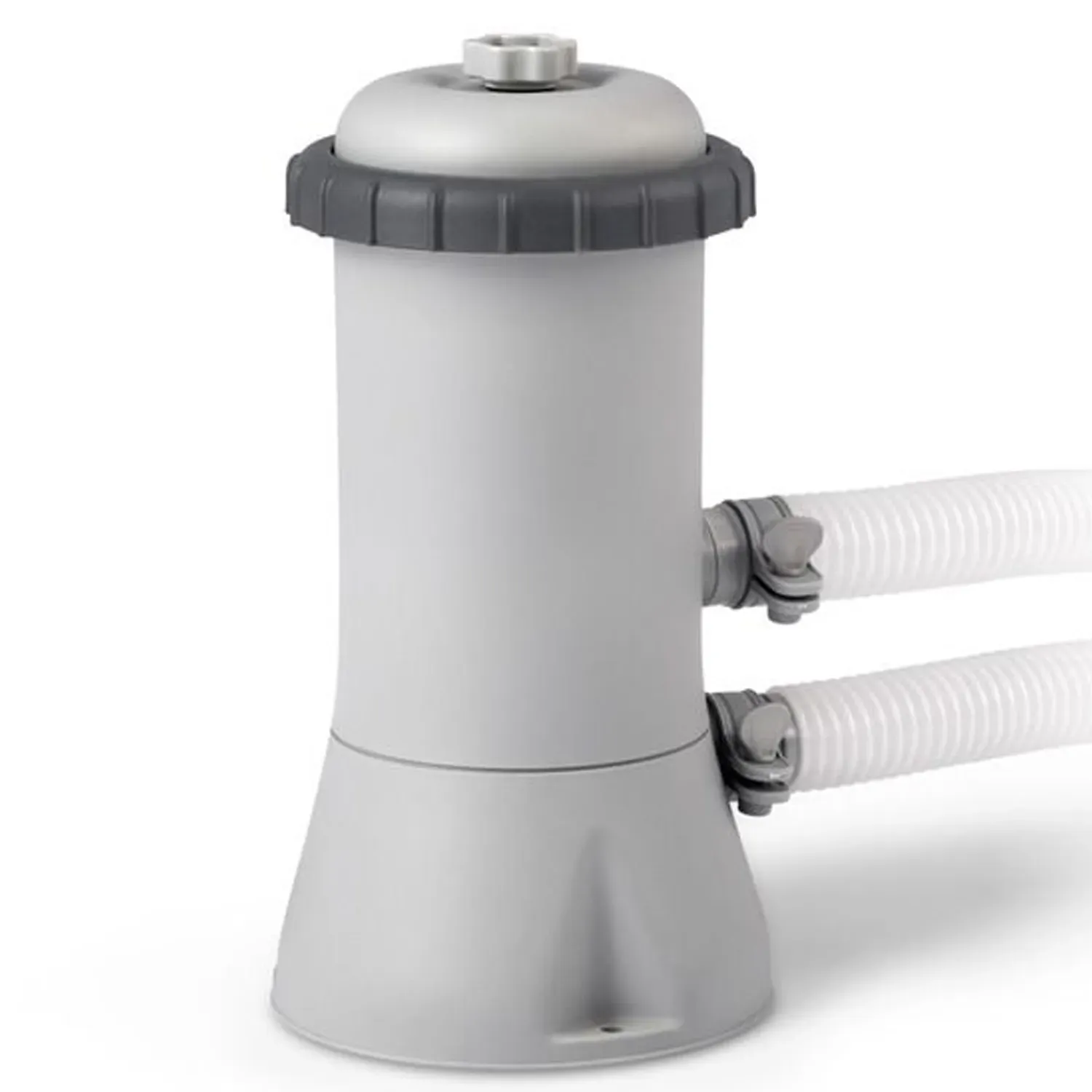Intex 28604 Krystal Clear Cartridge Filter Pump - Pool Kartuschenfilteranlage - Grau, 2.006 l/h