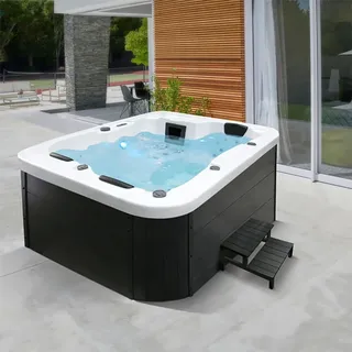 Home Deluxe White Marble Pure 210 x 160 x 80 cm weiß/schwarz