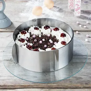 chefware Edelstahl-Tortenring - Ø 30 cm