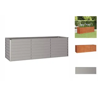 vidaXL Hochbeet Rostig 240 x 80 x 77 cm Cortenstahl