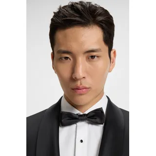 Boss F-BOW TIE aus reiner Seide, schwarz
