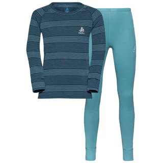 Odlo Active Warm Eco Baselayer-hose - Reef Waters / Blue Wing Teal - 12-18 Monate