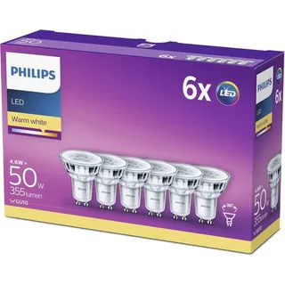 Philips Classic Spot 4,6W/827 (50W) 36° 6-pack GU10