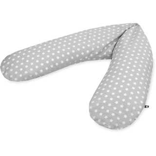 Julius Zöllner Stillkissen »Stillkissen, Kissen Made in Germany | Bezug aus 100% Baumwolle | OEKO-TEX® STANDARD 100 | Sterne grau
