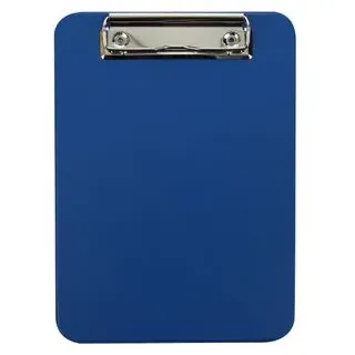 Alco Klemmbrett 5514-15, A5, Kunststoffbezug, blau,