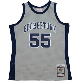 Mitchell & Ness Basketballtrikot Dikembe Mutombo Georgetown University Swingman Jer grau S