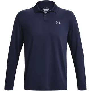 Under Armour Matchplay LS Polo midnight navy pitch gray XL