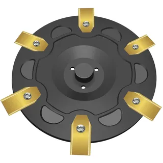 Schneidscheibe, Messerteller, Kompatibel mit Segway Navimow i105E, i108E und i110E Mähroboter, Ersatzmesserteller Mit 6 Klingen, Messerscheibe Rasenroboter, Rasentrimmer Ersatzteile