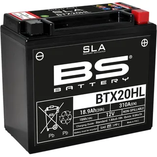 BS Battery Btx20hl Agm-batterie - Black - One Size