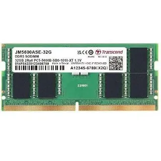 Transcend JetRam JM5600ASE DDR5-Speichermodul - 5600MT/s, 1.1V Niederspannung, für Hochleistungs-Workstations/Gaming - JM5600ASE-48G