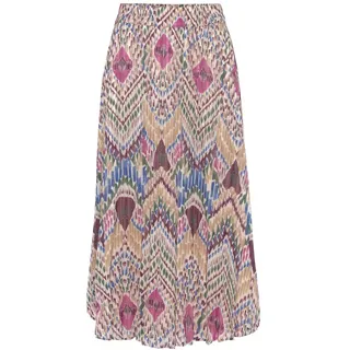 LASCANA Plisseerock Damen Bunt Bedruckt 40