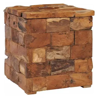 vidaXL Hocker Massivholz 40 x 45 x 40 cm Braun