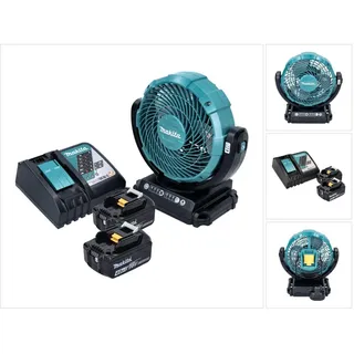 RM Akku Ventilator Lüfter 18 V 18 cm inkl. 2 x 4,0 Ah Akku + Ladegerät