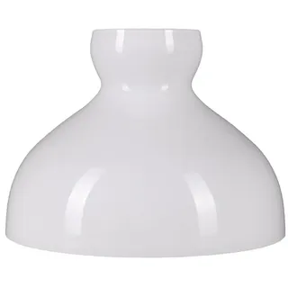 H4L Petroleumglas Lampenglas Ersatzglas Ø 275mm Leuchtenglas Weiß Opalglas glänzend E14/E27