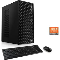 CSL PC "Mystic V24079", schwarz, Microsoft Windows 11 Home (64 Bit), 32 GB RAM 1.000 GB SSD, Desktop-PCs, PC