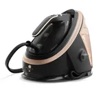 PHILIPS Dampfbügelstation "PerfectCare 7000 Series PSG7300/80, Schwarz/Gold", schwarz (tiefschwarz), Dampfbügelstationen, 2.850 Watt, OptimalTemp & TurboPower-Dampfmotor, 650 gr Dampfstoß