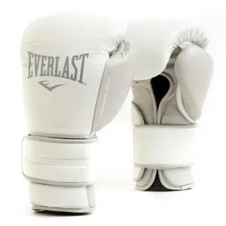 EVERLAST Unisex - Erwachsene Boxhandschuhe Powerlock 2 Trainingshandschuh, Weiß, 16oz