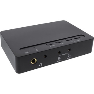 InLine USB 2.0 SoundBox 7.1 48KHz / 16-bit, mit Toslink Digital IN / OUT