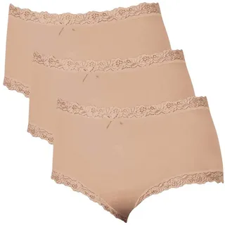 NINA VON C. Damen-Taillenslip 3er-Pack Modal Haut Größe 46
