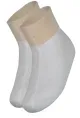 Angora-Bettschuhe / Bettsocken / Fußwärmer 75% Angora Größe S