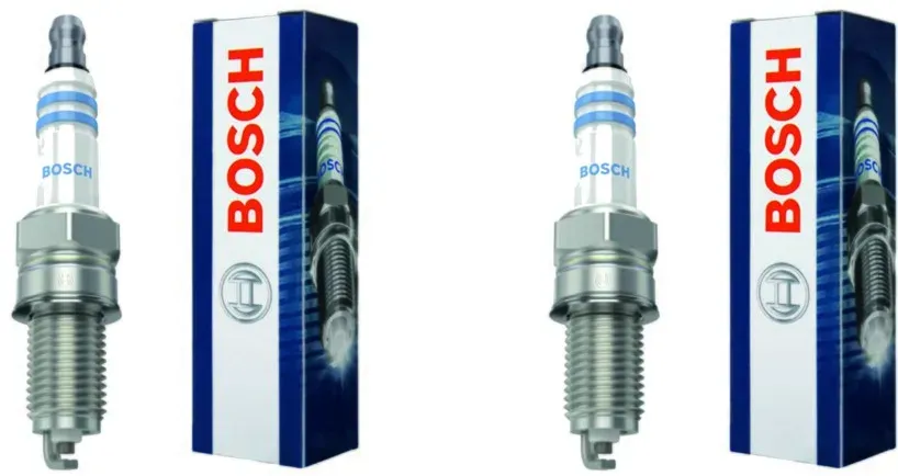 2x Zündkerze BOSCH 0 242 135 515 für Chevrolet Lancia Alfa Romeo Fiat Opel Daihatsu