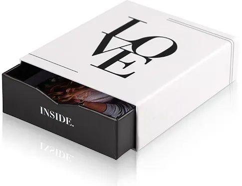 Bilderbox mit 10 Fotos im Design "L.O.V.E."