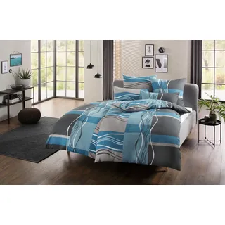 Linon petrol 155 x 220 cm + 80 x 80 cm