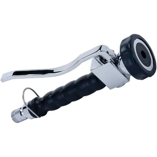 BE-Gastro BE-GASTRO® I Profi Gastro Handbrause (Schwarz | Blau) inkl. Feststellbügel | 1/2" Standard-AG | Edelstahl Ersatzbrause für Geschirrbrause/Gastrobrause