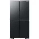 Samsung French Door 4-Türig, 178 cm, 649 l, EEK: E, Festwasseranschluss, Wifi & AI Energy Mode, Beverage Center, Auto Ice Maker, No Frost+, Premium Black Steel, RF59C701EB1/EG