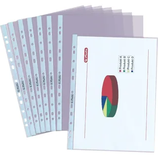 Herlitz 05850508, 210 x 297 mm (A4), Transparent, Polypropylen (PP), Porträt, Ob