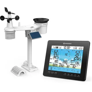 Bresser 4CAST PRO WLAN Wetter Center 7-in-1 Schwarz