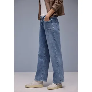 STREET ONE Wide Leg Jeans Light Blue Authentic 27 - 27W / 30L