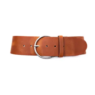 Vanzetti Gürtel Hollywood Boulevard 60mm Round Leather Belt W85 Cognac