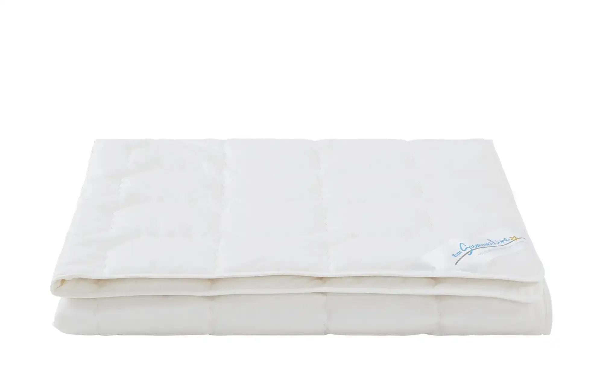 Sommer-Baumwolldecke  Wash Cotton , weiß , Maße (cm): B: 135