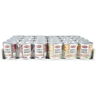 Beste Ernte Hülsenfrüchte 3x130g Abtropfgewicht, verschiedene Sorten, 8er Pack