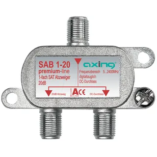 SAB 1-20 - Abzweiger 5-2400 MHz, 1-fach, 20 - 23 dB