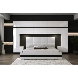 ROYAL24_MARKT Schlafzimmer-Set - Für erholsame Nächte und mehr, (Komplett Set, 10-St., Premium - Panama 5), Elegante Möbel - ein Hauch von Luxus 323 cm x 214 cm x 35 cm