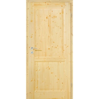 Kilsgaard Zimmertür Holz Typ 02/02 Kiefer unbehandelt, DIN Links, 610x1985 mm