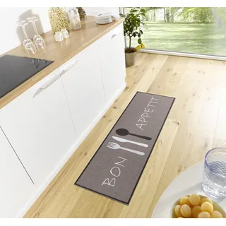 HANSE HOME Bon Appetit Motiv Teppichläufer rutschfest Pflegeleicht Teppich Läufer für Küche, Flur, Eingangsbereich, Esszimmer – 50x150cm