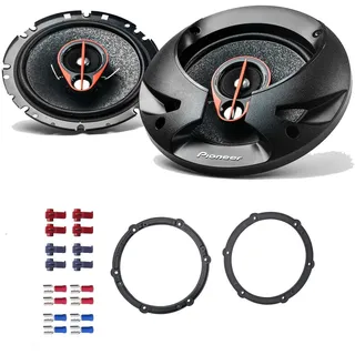 Pioneer TS-R1750S Lautsprecher mit Einbauset passend für Citroen Jumpy/Dispatch ab 2016 Türen vorne 500 Watt 165mm 3 Wege Koax