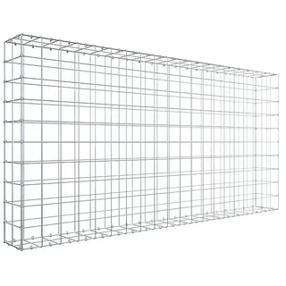 Gabiona Gabione  (200 x 20 x 100 cm, Stahl, Maschenbreite: 100 mm, Maschenhöhe: 100 mm)