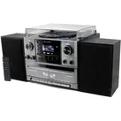 Soundmaster MCD5600 Stereoanlage mit Plattenspieler DAB+ Doppelkassette CD-Player USB MP3 Bluetooth Encoding Digitalisierung 75 Ohm Antennenanschluss