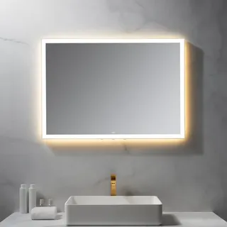 Neoro n50 Metal Touch Lichtspiegel B: 100 cm, mit umlaufender Beleuchtung, direkt + indirekt, BN0028MI,