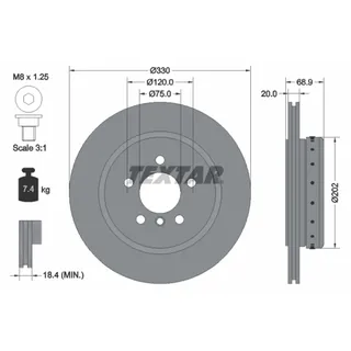 Textar Bremsscheibe
