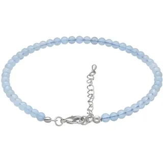 Aquamarin Fußkettchen | 4mm