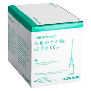 B. Braun B.Braun Sterican® Dentalkan.Luer 0,40X25 100 Stück, 27G x 1,0 Zoll, grau,