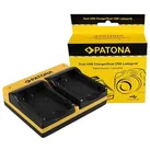 Dual Ladegerät f. Pentax D-LI109 K K2 K-2 K30 K50 K-50 K500 K-500 KR inkl. Micro-USB Kabel