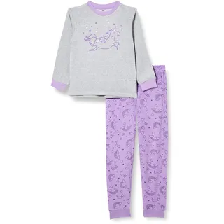 Playshoes Schlafanzug Zweiteilig Pyjama-Set, violett, 104