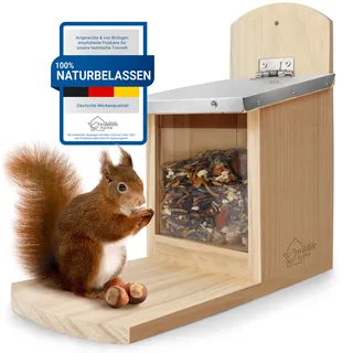 görges naturpharma gmbh Eichhörnchen Futterhaus mit Metalldach